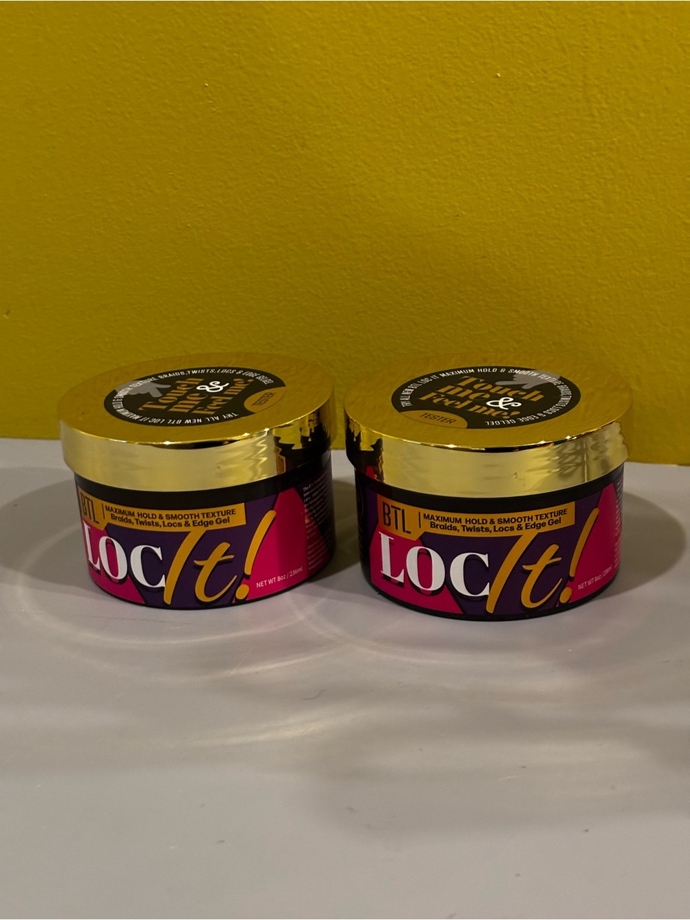 Loc/ti Maximum Hold & Smooth Texture Gel - Pink/Gold